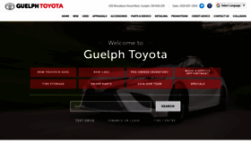 What Guelphtoyota.com website looked like in 2020 (4 years ago)
