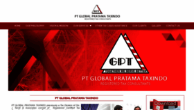 What Globalpratamataxindo.com website looked like in 2020 (4 years ago)