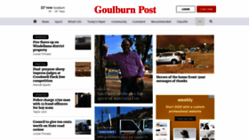 What Goulburnpost.com.au website looked like in 2020 (4 years ago)