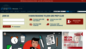 What Greprepclub.com website looked like in 2020 (5 years ago)