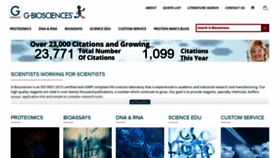 What Gbiosciences.com website looked like in 2020 (4 years ago)