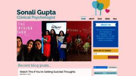 What Guptasonali.com website looked like in 2020 (4 years ago)