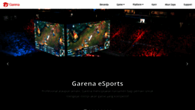 What Garena.co.id website looked like in 2020 (4 years ago)