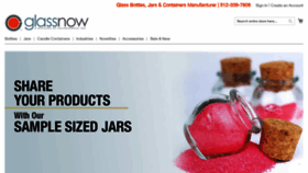 What Glassnow.com website looked like in 2020 (4 years ago)