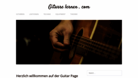 What Gitarrelernen.com website looked like in 2020 (4 years ago)