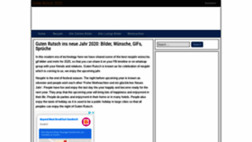 What Gutenrutschinsneuejahr.de website looked like in 2020 (4 years ago)