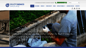 What Gruppoindaco.com website looked like in 2020 (4 years ago)