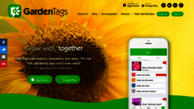 What Gardentags.com website looked like in 2020 (4 years ago)