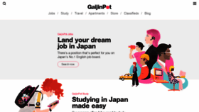 What Gaijinpot.com website looked like in 2020 (4 years ago)