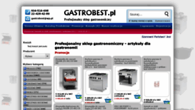 What Gastrobest.pl website looked like in 2020 (4 years ago)