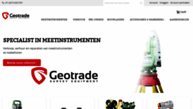 What Geotrade.nl website looked like in 2020 (4 years ago)