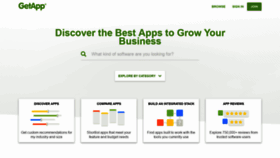 What Getapp.com website looked like in 2020 (6 years ago)