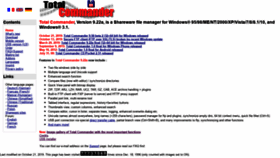 What Ghisler.com website looked like in 2020 (4 years ago)