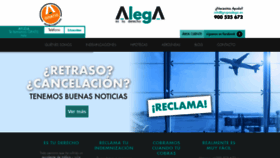 What Grupoalega.es website looked like in 2020 (4 years ago)