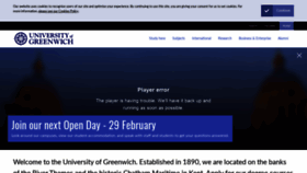 What Gre.ac.uk website looked like in 2020 (4 years ago)