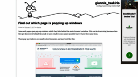 What Giannistsakiris.com website looked like in 2020 (4 years ago)