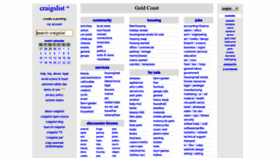 What Goldcoast.craigslist.com.au website looked like in 2020 (4 years ago)