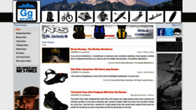 What Geargenius.com website looked like in 2020 (4 years ago)