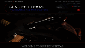 What Guntechtexas.com website looked like in 2020 (4 years ago)