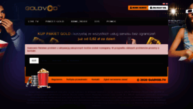 What Goldvod.tv website looked like in 2020 (4 years ago)