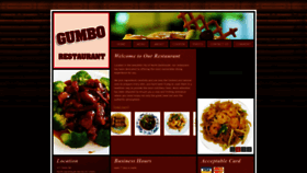 What Gumborestaurant.com website looked like in 2020 (4 years ago)