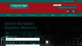 What Gobarstow.com website looked like in 2020 (5 years ago)
