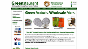 What Greenstaurant.com website looked like in 2020 (4 years ago)