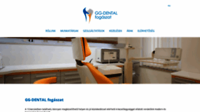 What Gg-dental.hu website looked like in 2020 (4 years ago)