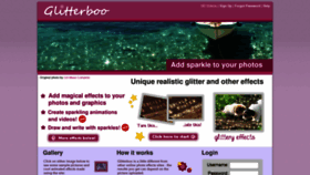 What Glitterboo.com website looked like in 2020 (5 years ago)