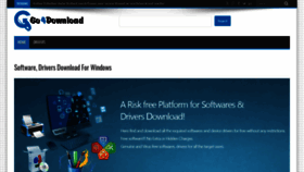 What Go4download.com website looked like in 2020 (4 years ago)