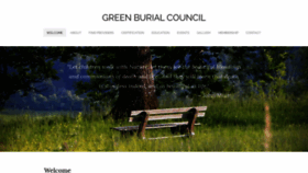 What Greenburialcouncil.org website looked like in 2020 (4 years ago)