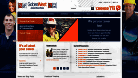 What Goldenwest.org.au website looked like in 2020 (4 years ago)