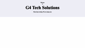 What G4techsolution.com website looked like in 2020 (4 years ago)