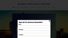 What Gammon-itc.org website looked like in 2020 (4 years ago)