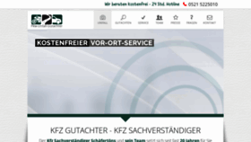 What Gutachten.ag website looked like in 2020 (4 years ago)