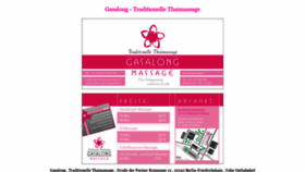 What Gasalong.de website looked like in 2020 (4 years ago)