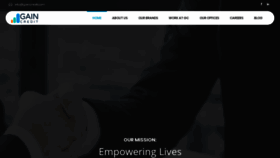 What Gaincredit.com website looked like in 2020 (4 years ago)
