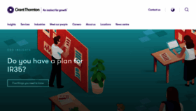 What Grantthornton.co.uk website looked like in 2020 (4 years ago)