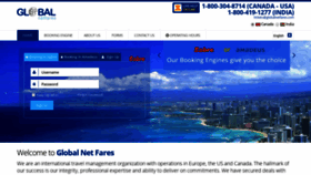 What Globalnetfares.com website looked like in 2020 (4 years ago)