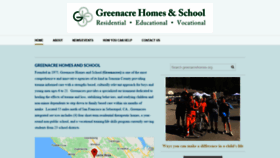 What Greenacrehomes.org website looked like in 2020 (4 years ago)