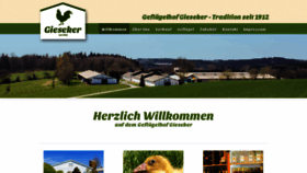 What Gefluegel-gieseker.de website looked like in 2020 (4 years ago)