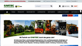 What Gartec.de website looked like in 2020 (4 years ago)