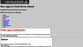 What Grublerier.dk website looked like in 2020 (4 years ago)