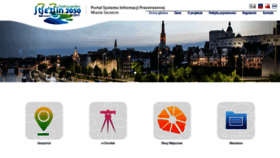 What Geoportal.szczecin.pl website looked like in 2020 (5 years ago)