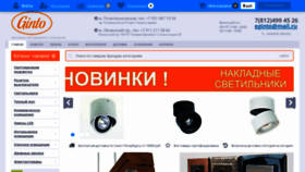 What Ginto.ru website looked like in 2020 (4 years ago)