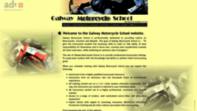 What Galwaymotorcycleschool.com website looked like in 2020 (4 years ago)