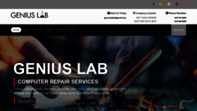 What Geniuslabla.com website looked like in 2020 (5 years ago)
