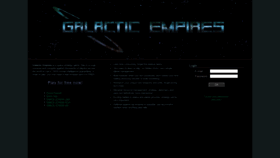 What Galacticempires.net website looked like in 2020 (4 years ago)