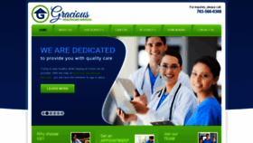 What Gracioushs.com website looked like in 2020 (5 years ago)