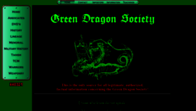 What Greendragonsociety.com website looked like in 2020 (4 years ago)